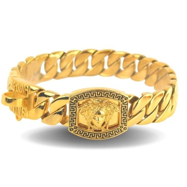 THE MEDUSA GOLD, available in 1", 1.25", and 1.75" widths.