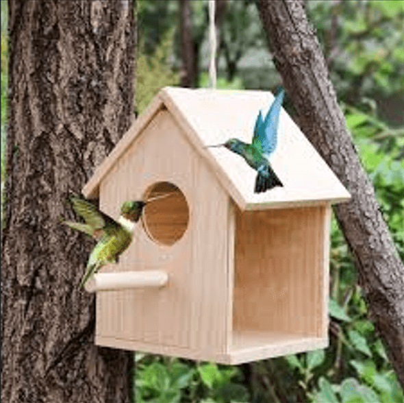 Bird Nest Box - Wooden